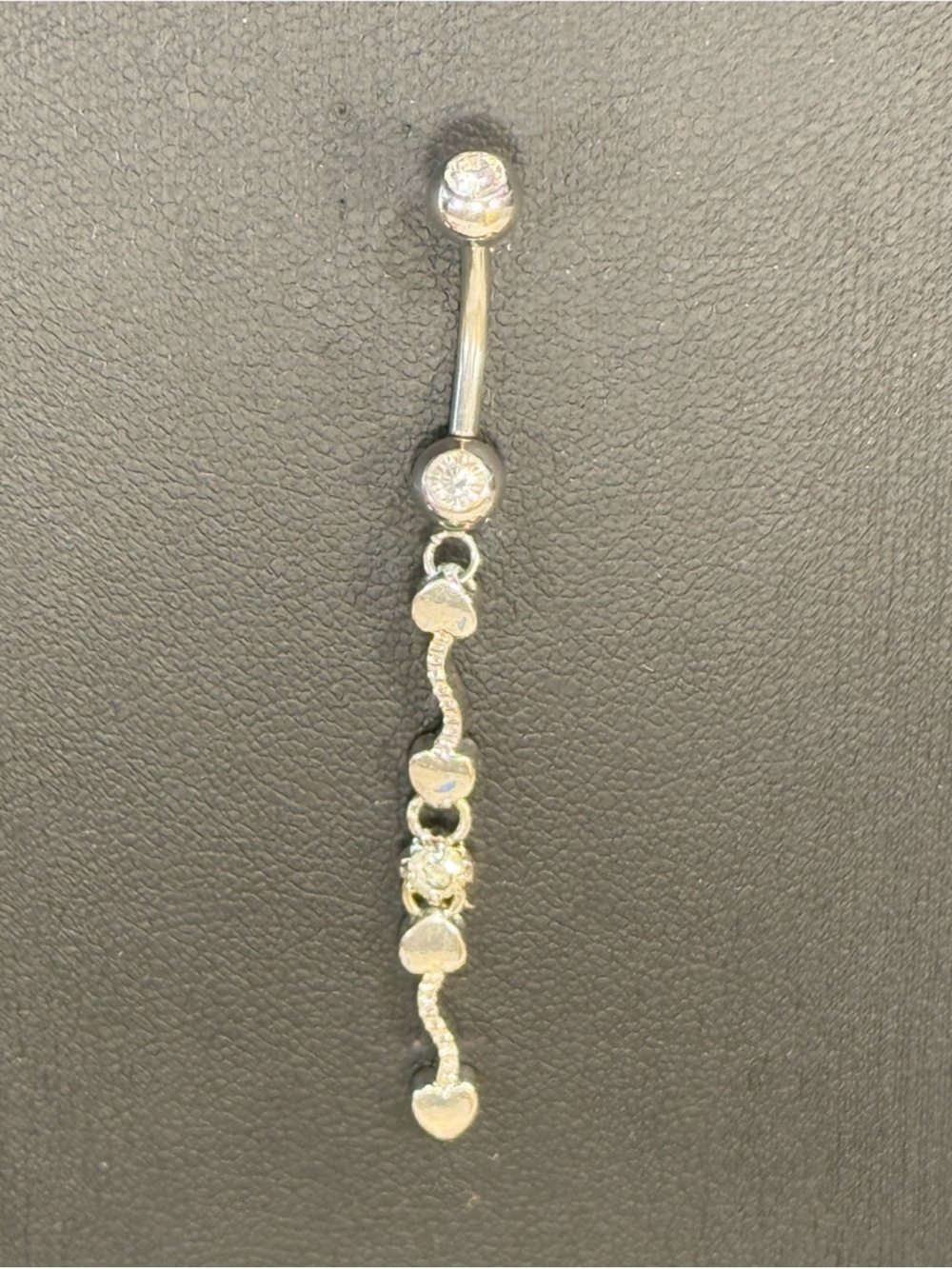 Dangle Heart Belly Button Earring